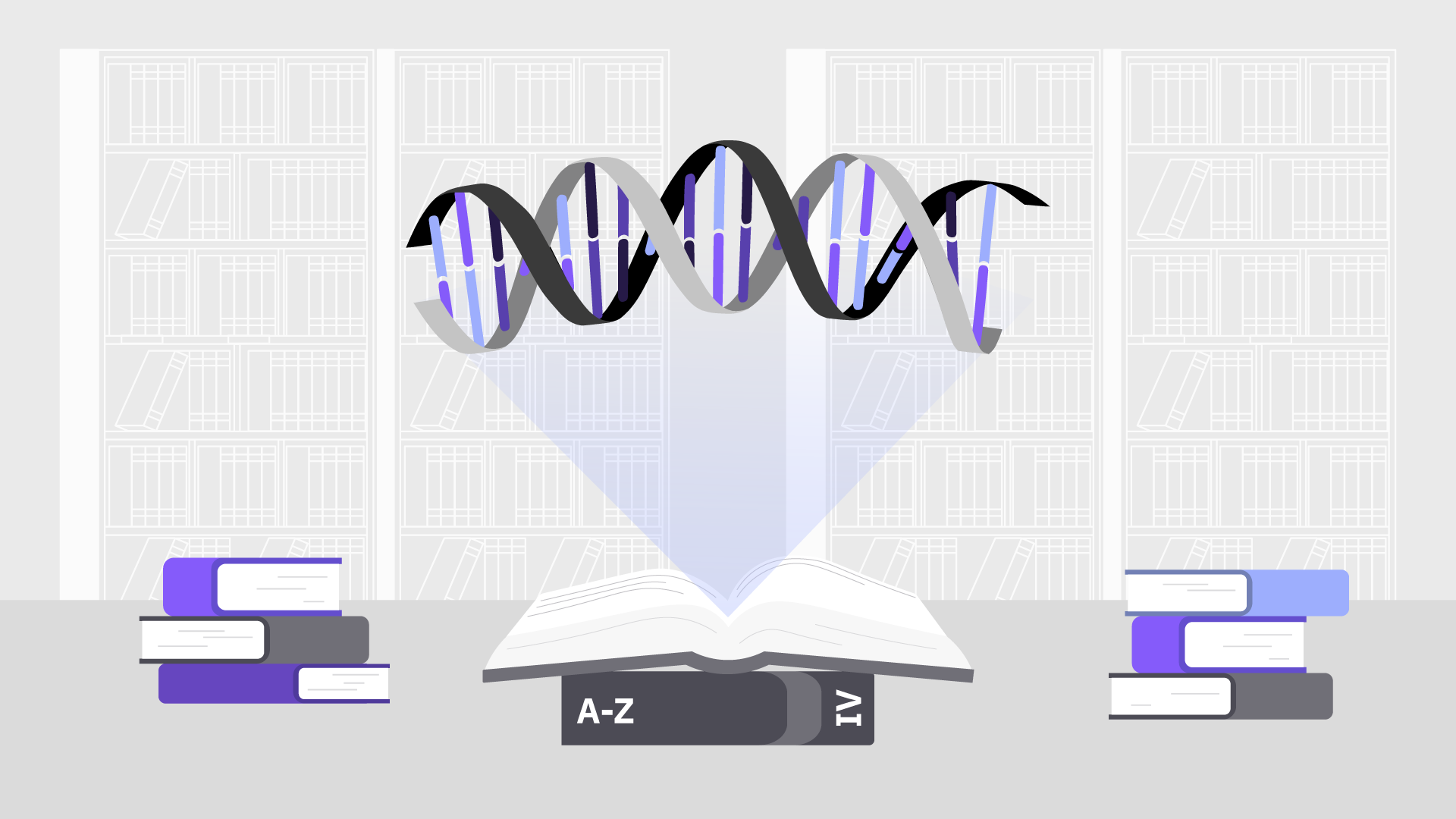alelos-glossario-genetica-iv-blog-teste-da-bochechinha livro com um DNA
